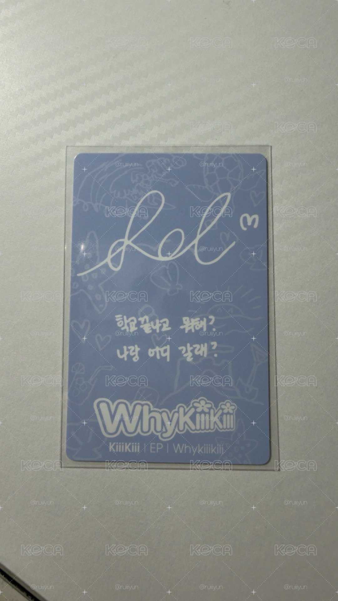 WhyKiiiKiii 專輯卡 SUMMER ISSUE ver. leesol