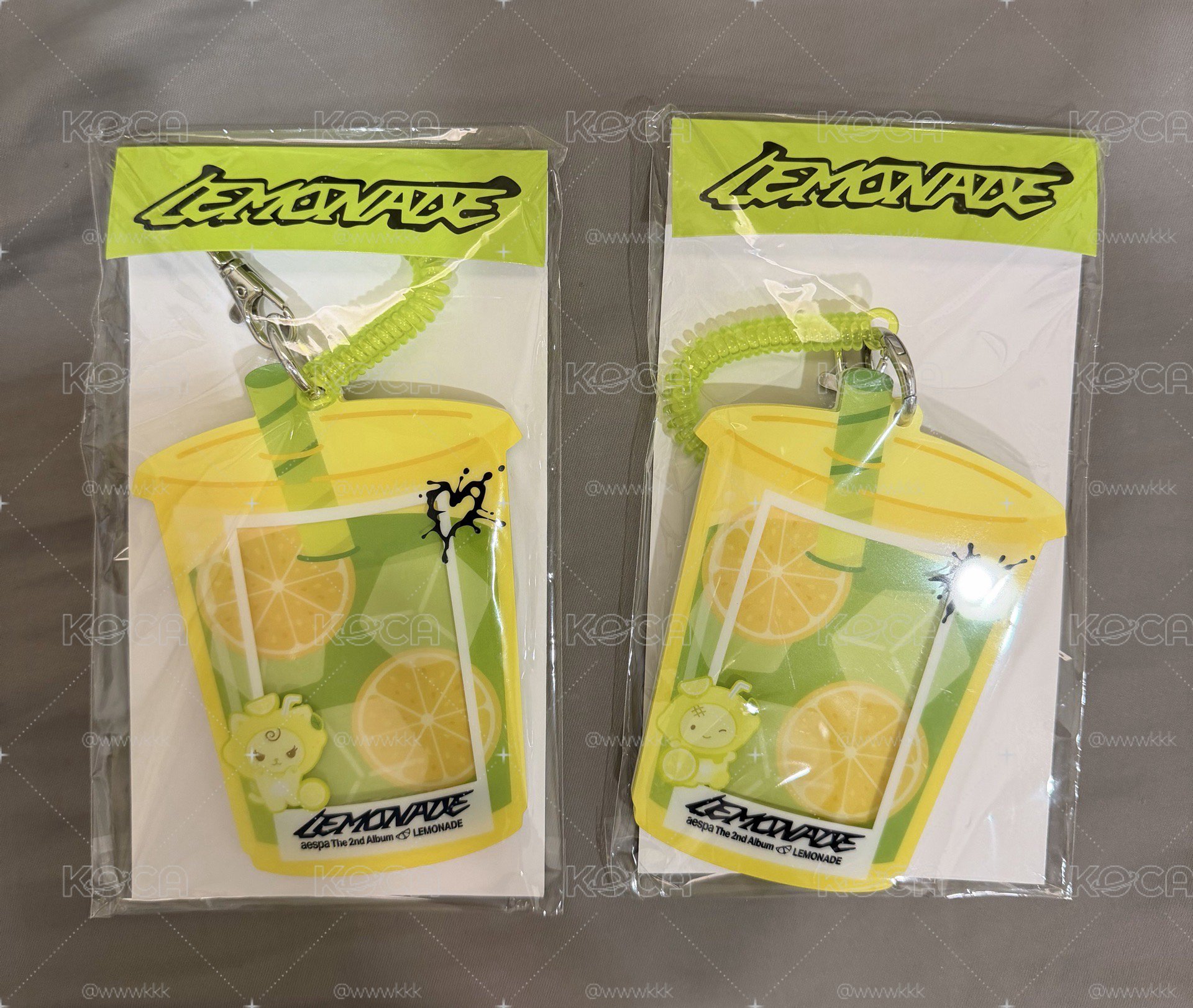 aespa Lemonade 日本快閃店限定 冬柚卡套