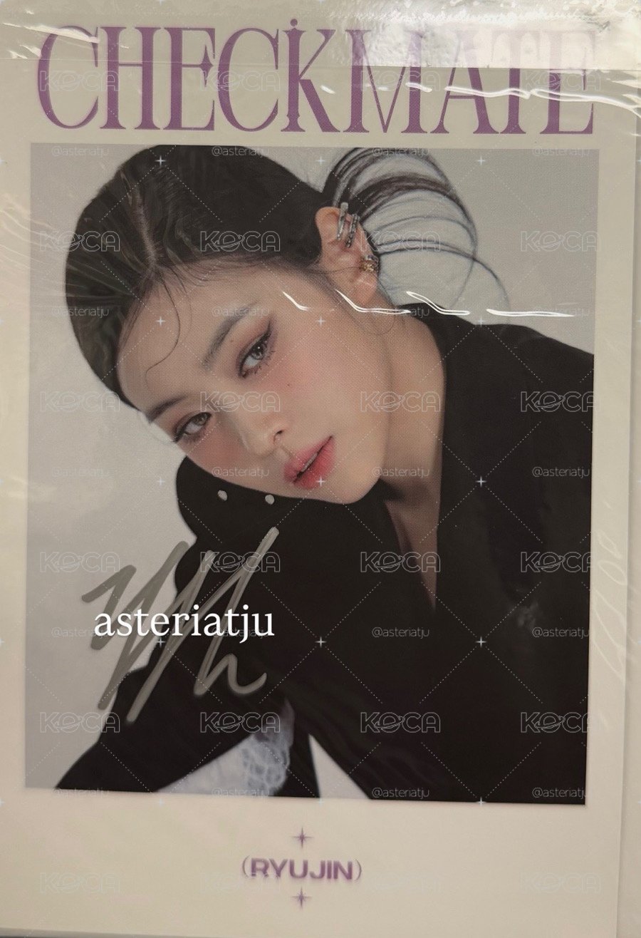 CHECKMATE 留真美版親簽
