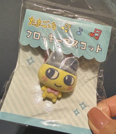 塔麻可吉蝴蝶結植絨吊飾