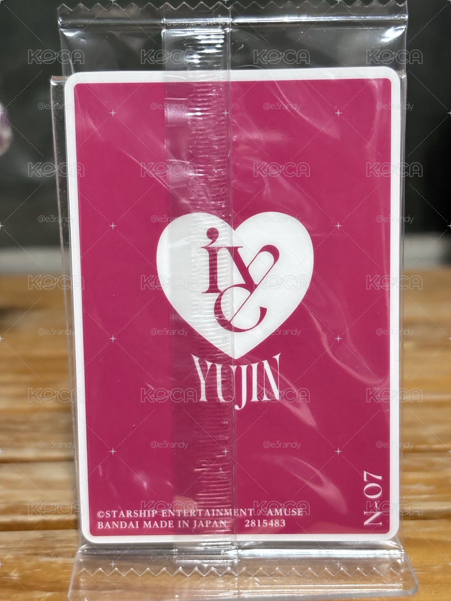 安俞真 ANYUJIN IVE 2026 日本萬代威化餅卡片系列 第二彈 隨機卡 N-07