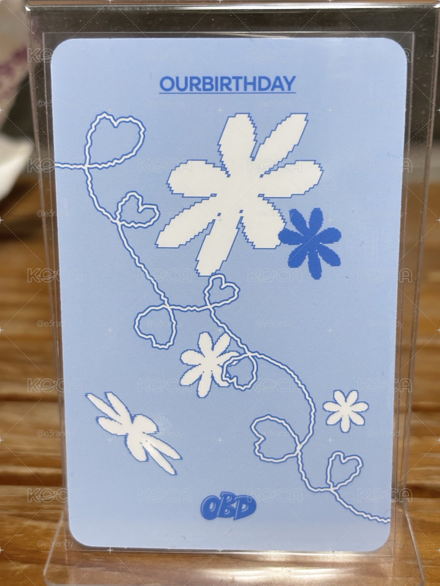 Our Birthday 團體卡 專輯卡 Welcome ver