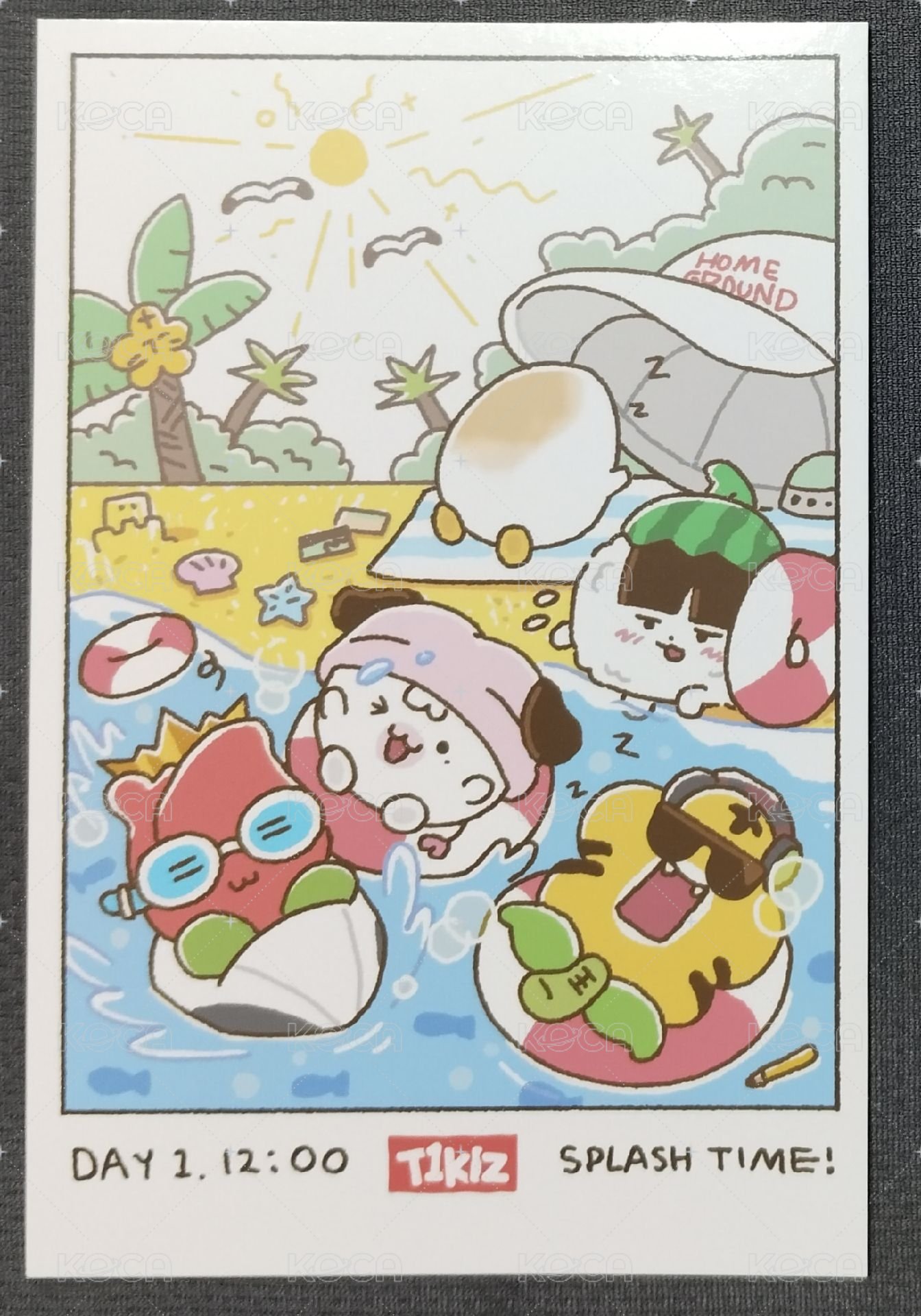 8月 會員禮明信片 Day1