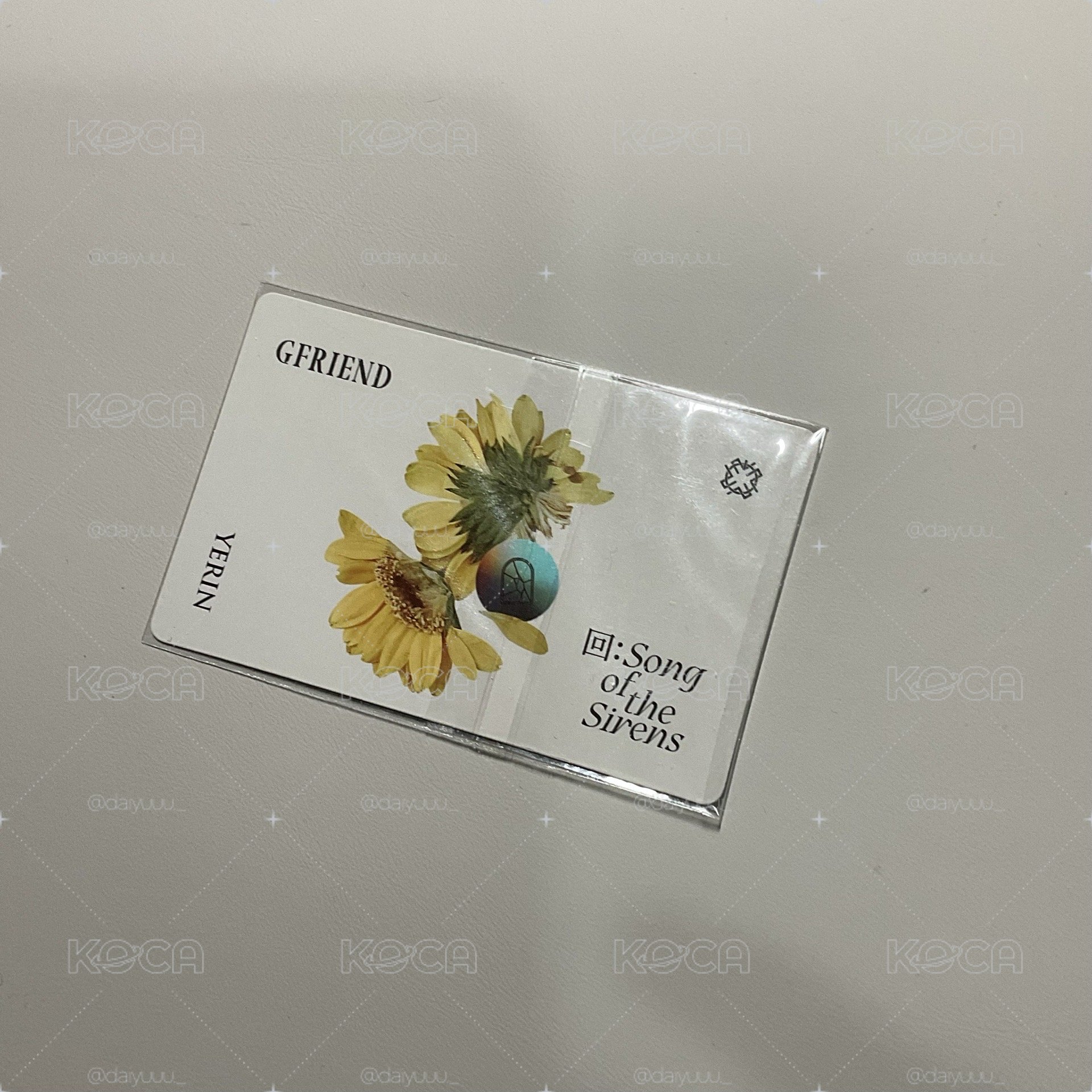 GFRIEND YERIN APPLE 迷九 閃卡