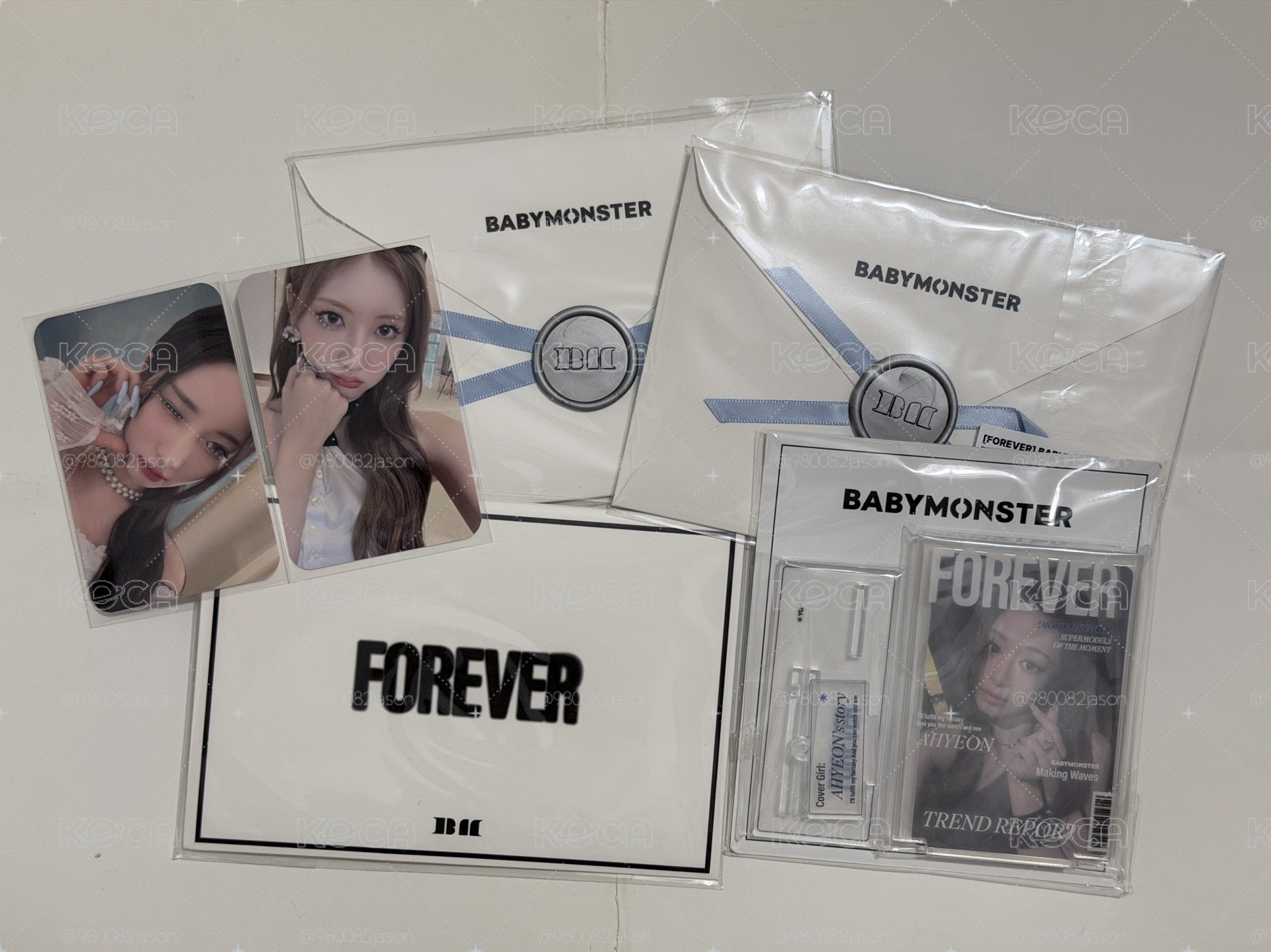 BABYMONSTER FOREVER MD 周邊 小卡