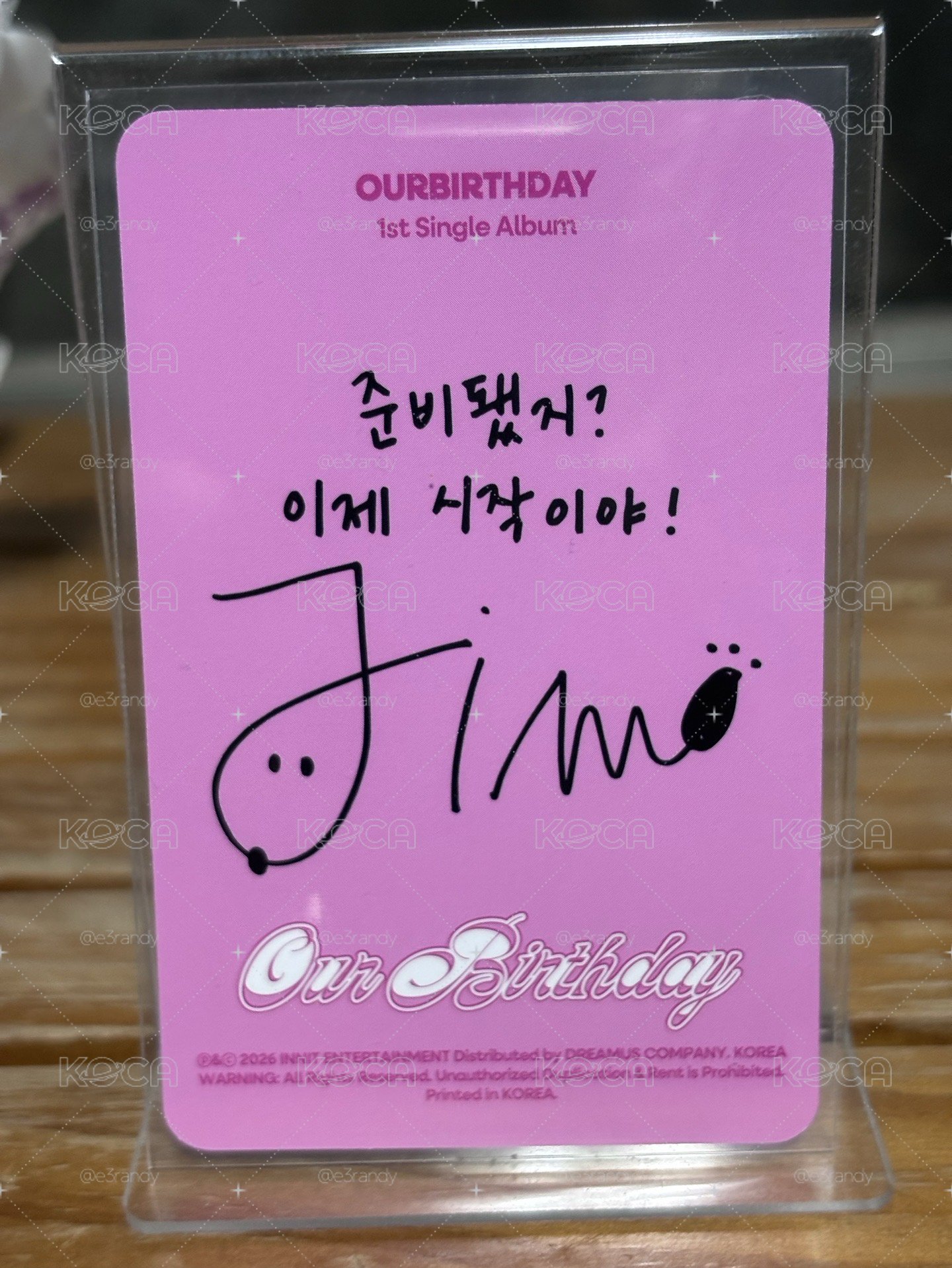 Cho Hyejin Our Birthday Party ver 專輯卡 