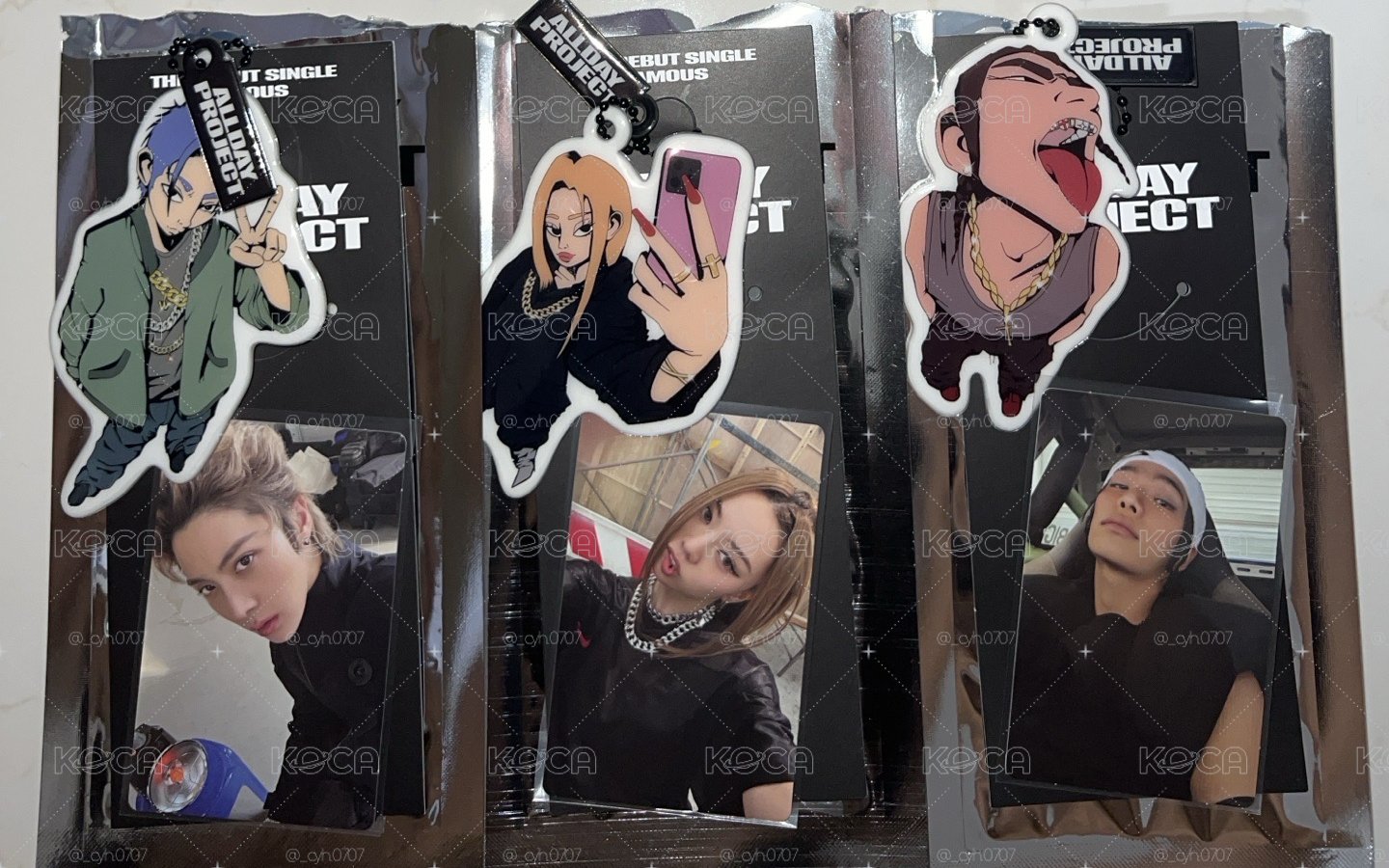 allday project 鑰匙圈