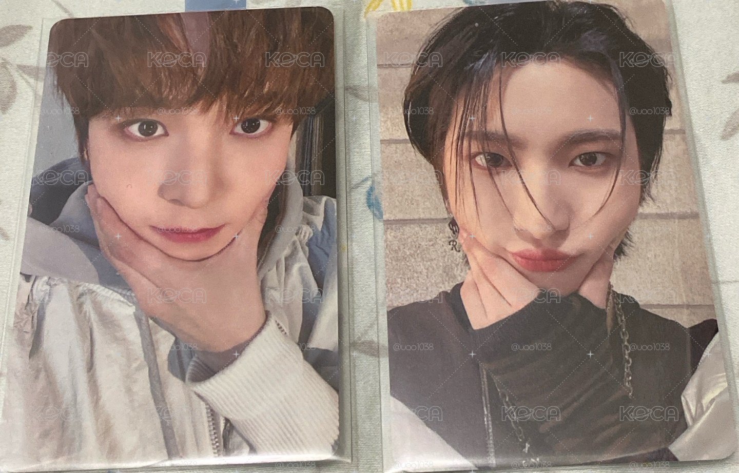 Ateez not okay 捏臉特典 潤浩+星化