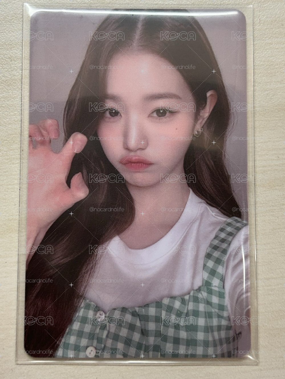 IVE wonyoung 披薩代言 代言卡 2.0