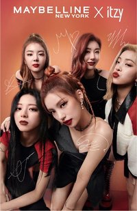 Maybelline 代言卡(印尼版鐳射閃 泰版無閃)
