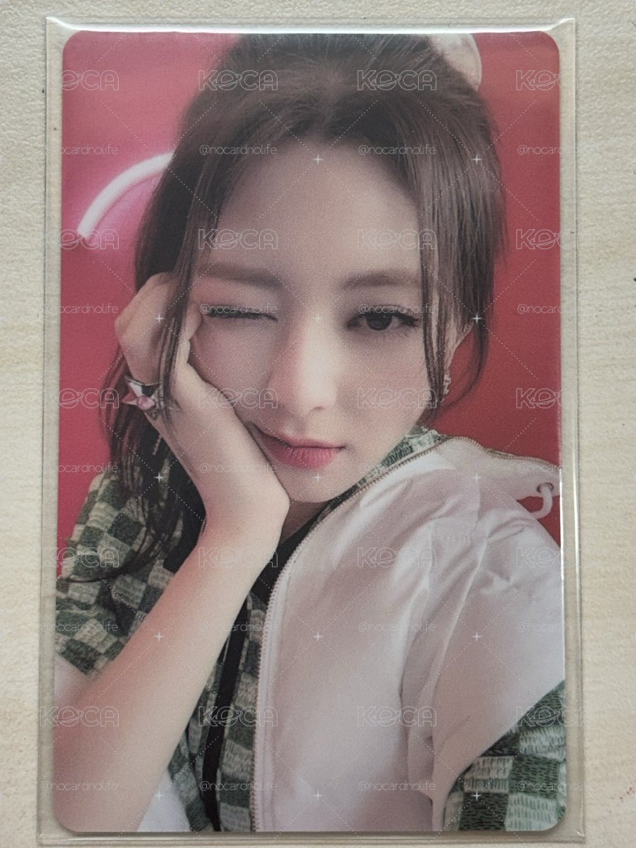 ITZY yuna 迷六 柴郡貓 sw 1.0 pvc 幸運卡 
