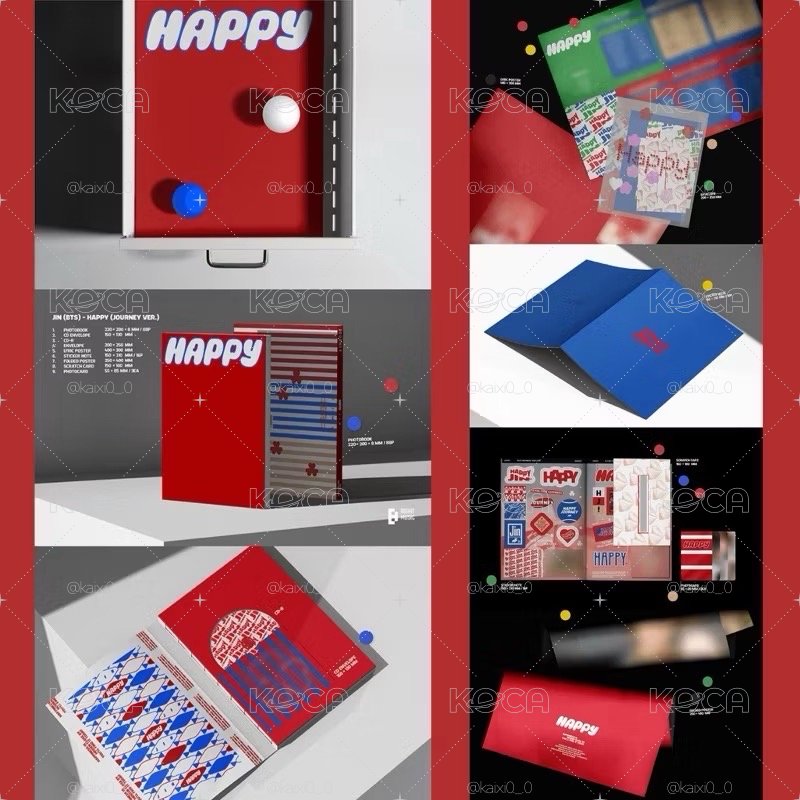 Jin (BTS) Solo Album [Happy] 專輯 含WVS特典 早鳥特典
