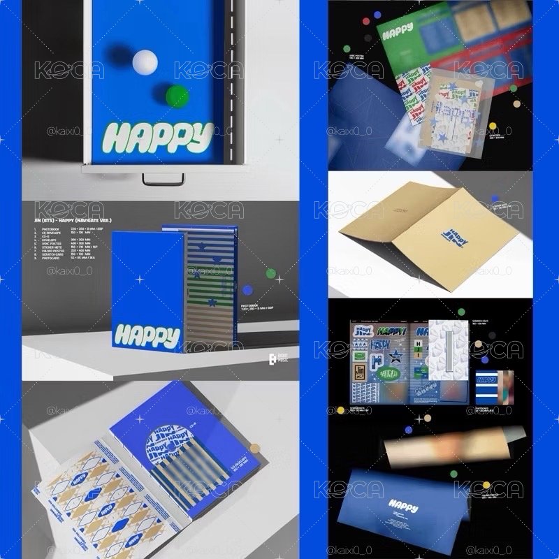 Jin (BTS) Solo Album [Happy] 專輯 含WVS特典 早鳥特典