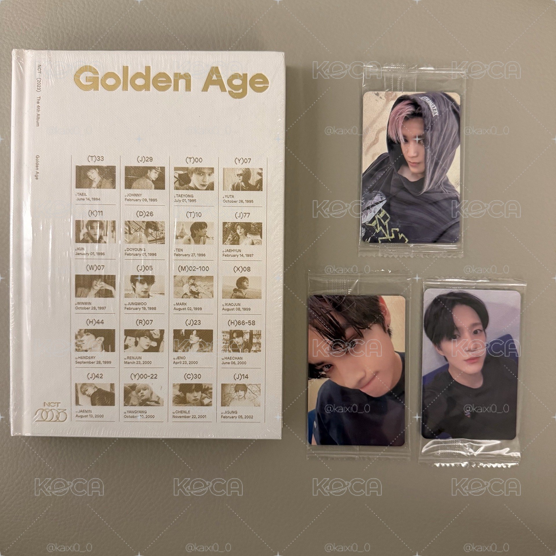 NCT Golden Age Archiving Ver. 專輯 含K4特典卡 泰容 肖俊 帝努