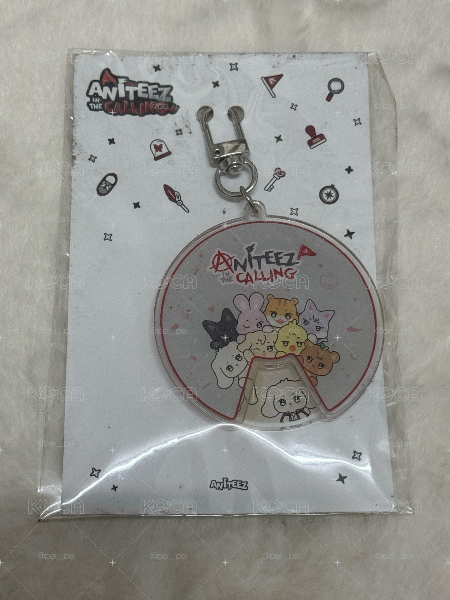 🩵 ANITEEZ IN CALLING 小動物轉盤吊飾