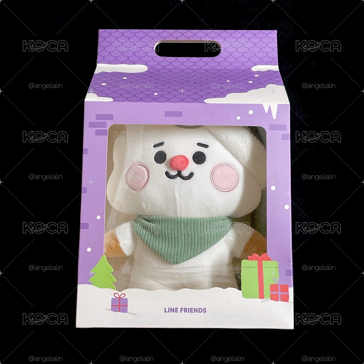 【BT21】絨毛玩偶（21聖誕節系列）RJ