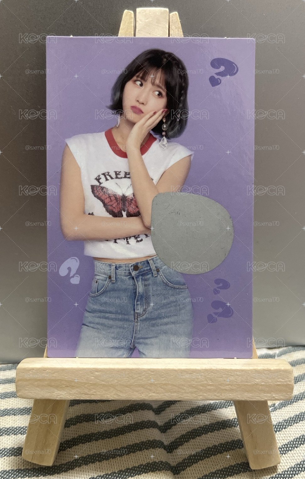 TWICE 迷五 專輯卡 刮刮 桃