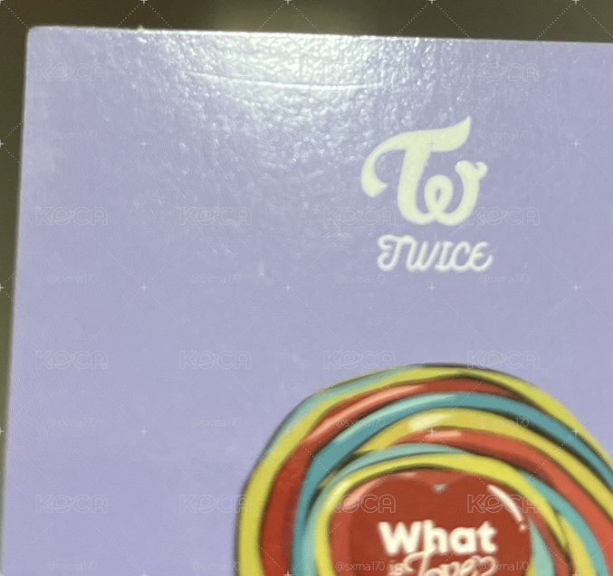TWICE 迷五 專輯卡 刮刮 桃