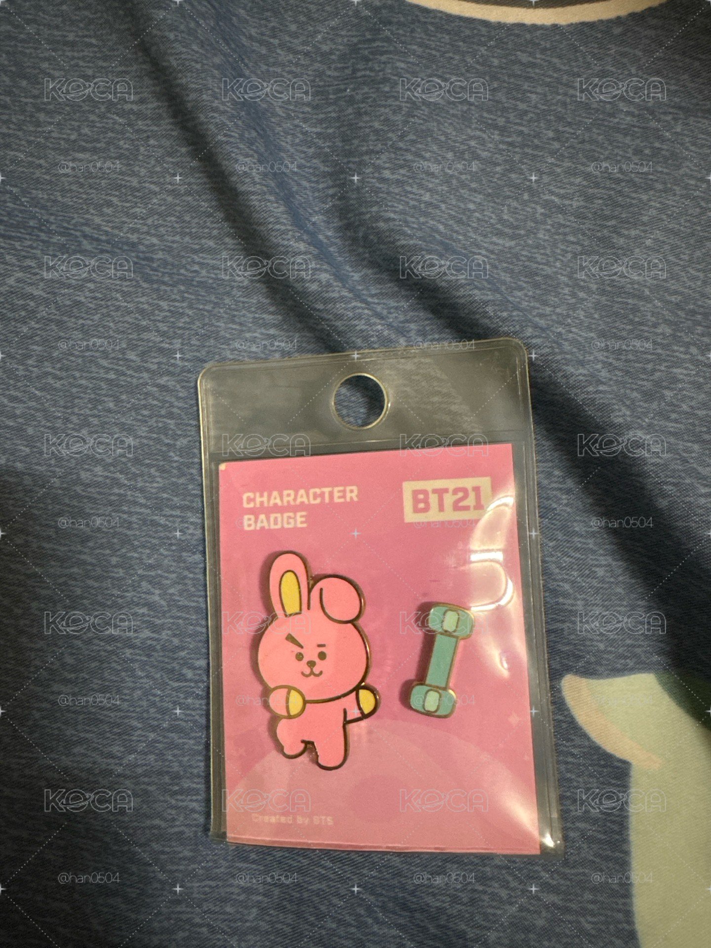 bt21 cooky 胸針