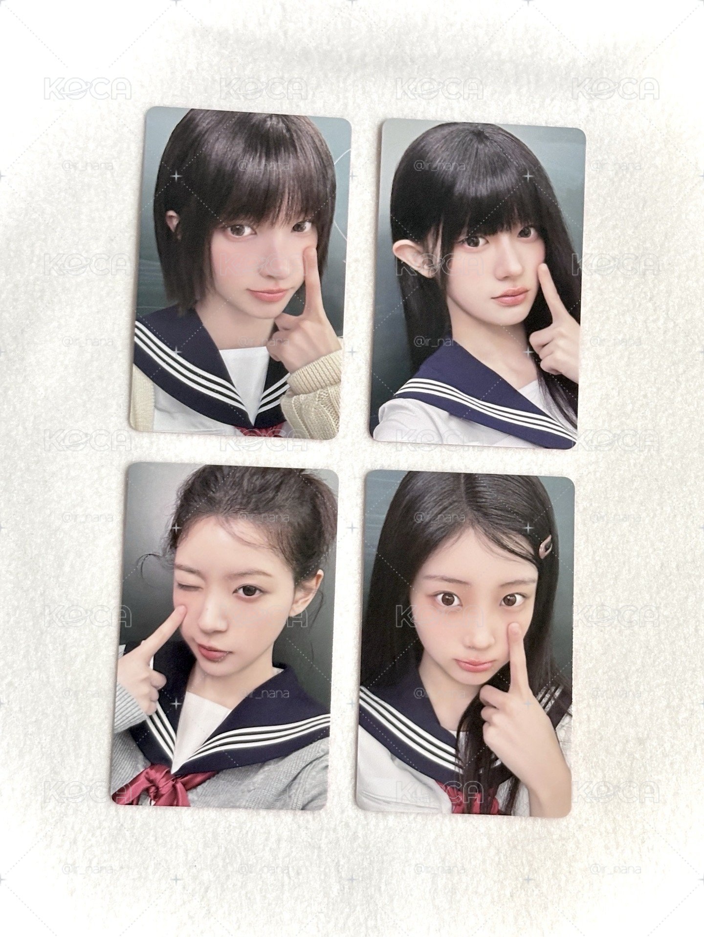 ILLIT水手服 塔店幸運卡🩵