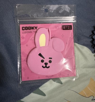 bt21 cooky 行李吊牌