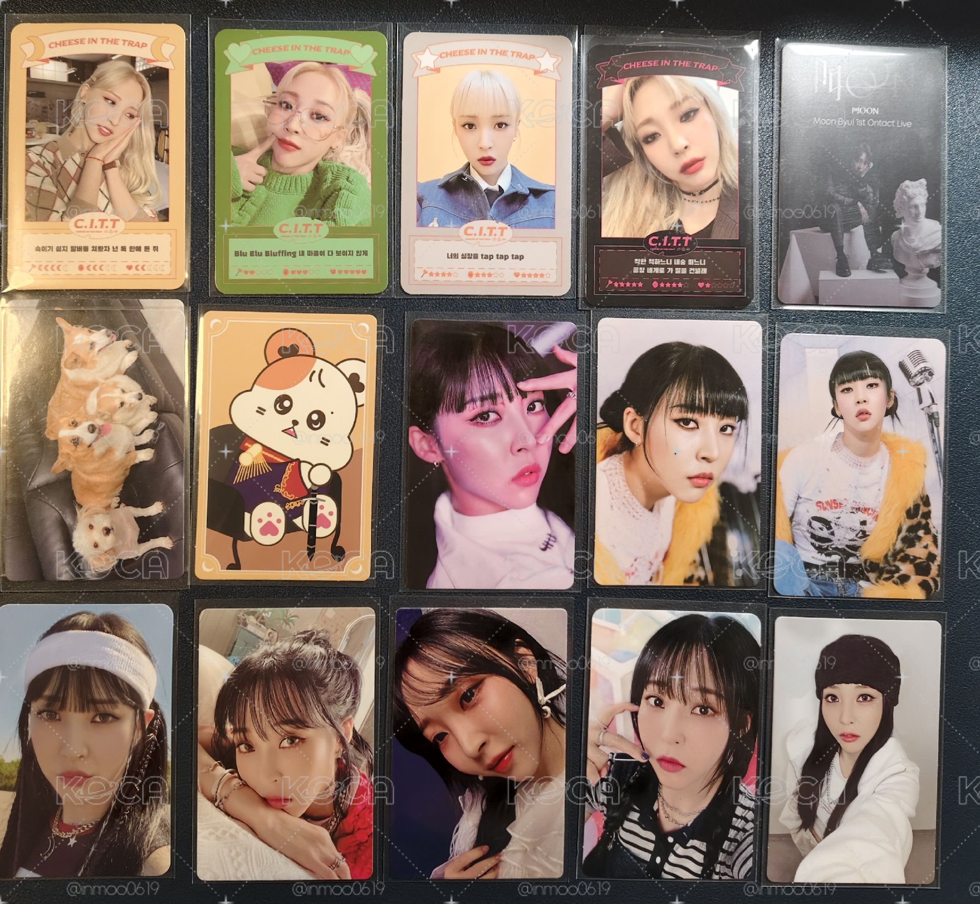 【MAMAMOO/MoonByul】專卡、特典、演唱會卡包隨機卡、THE STAR雜誌卡