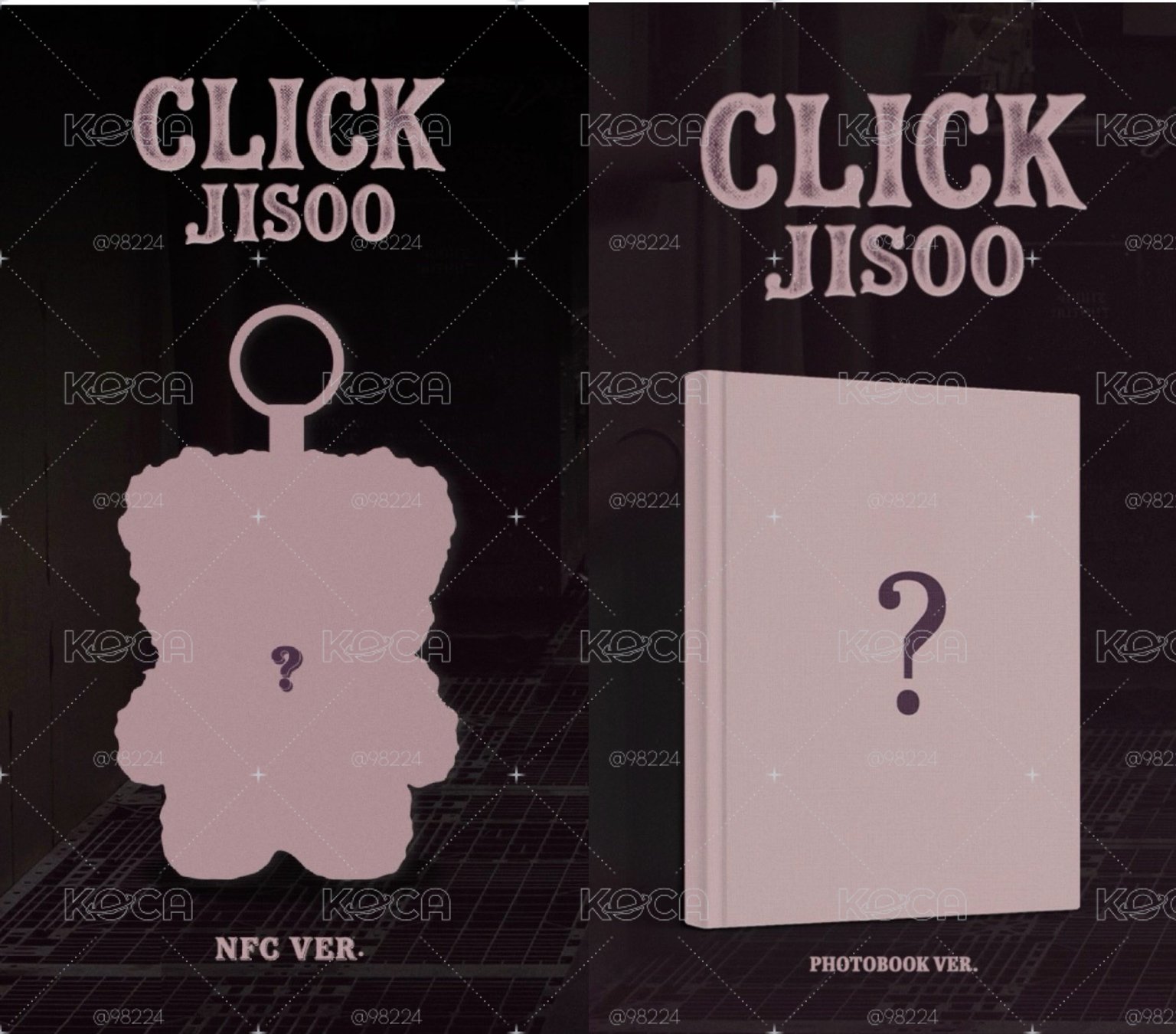 JISOO Single Album [CLICK] PB/NFC VER.(含YG特典）