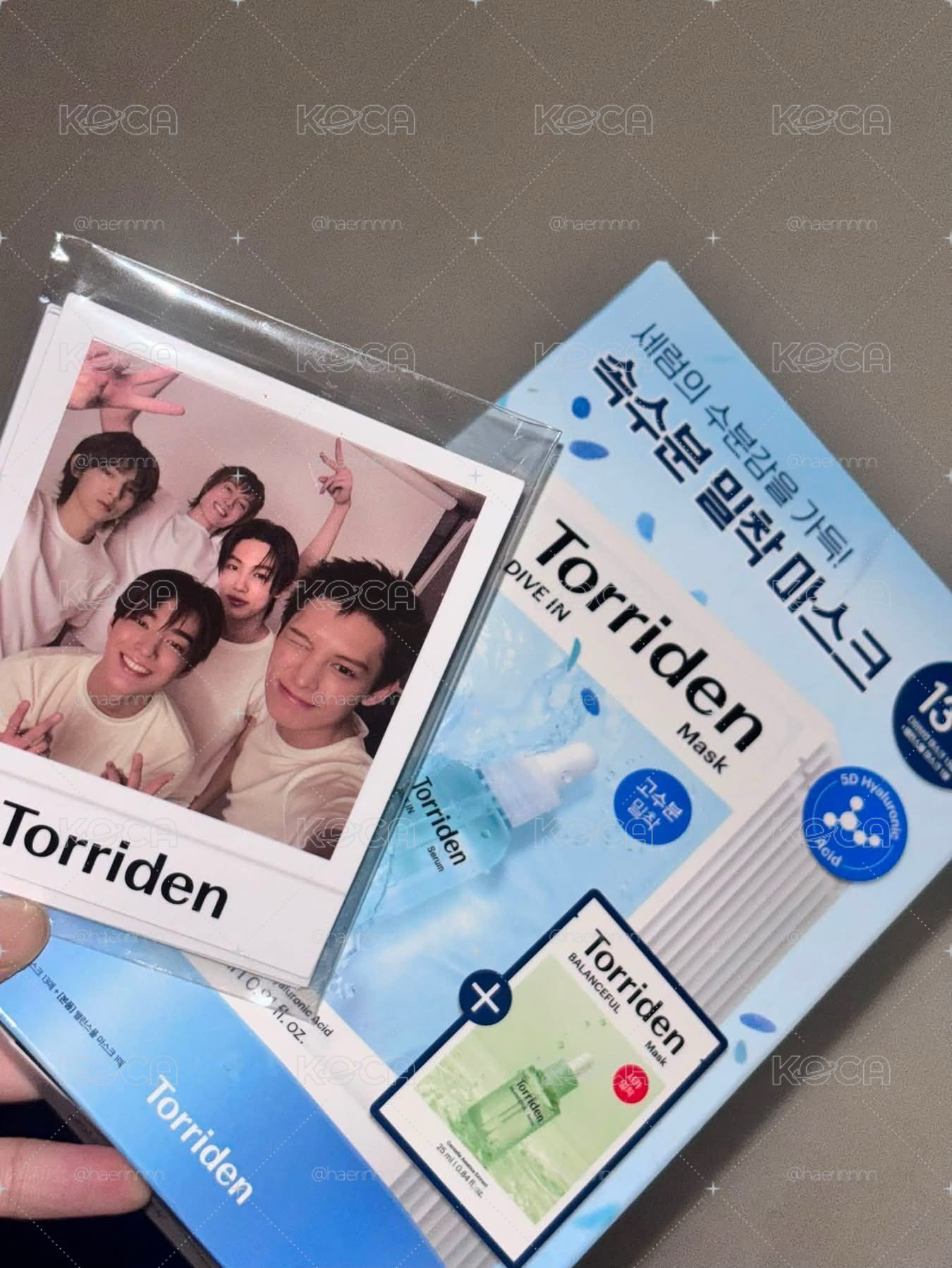 Cortis Torriden 面膜 代言卡