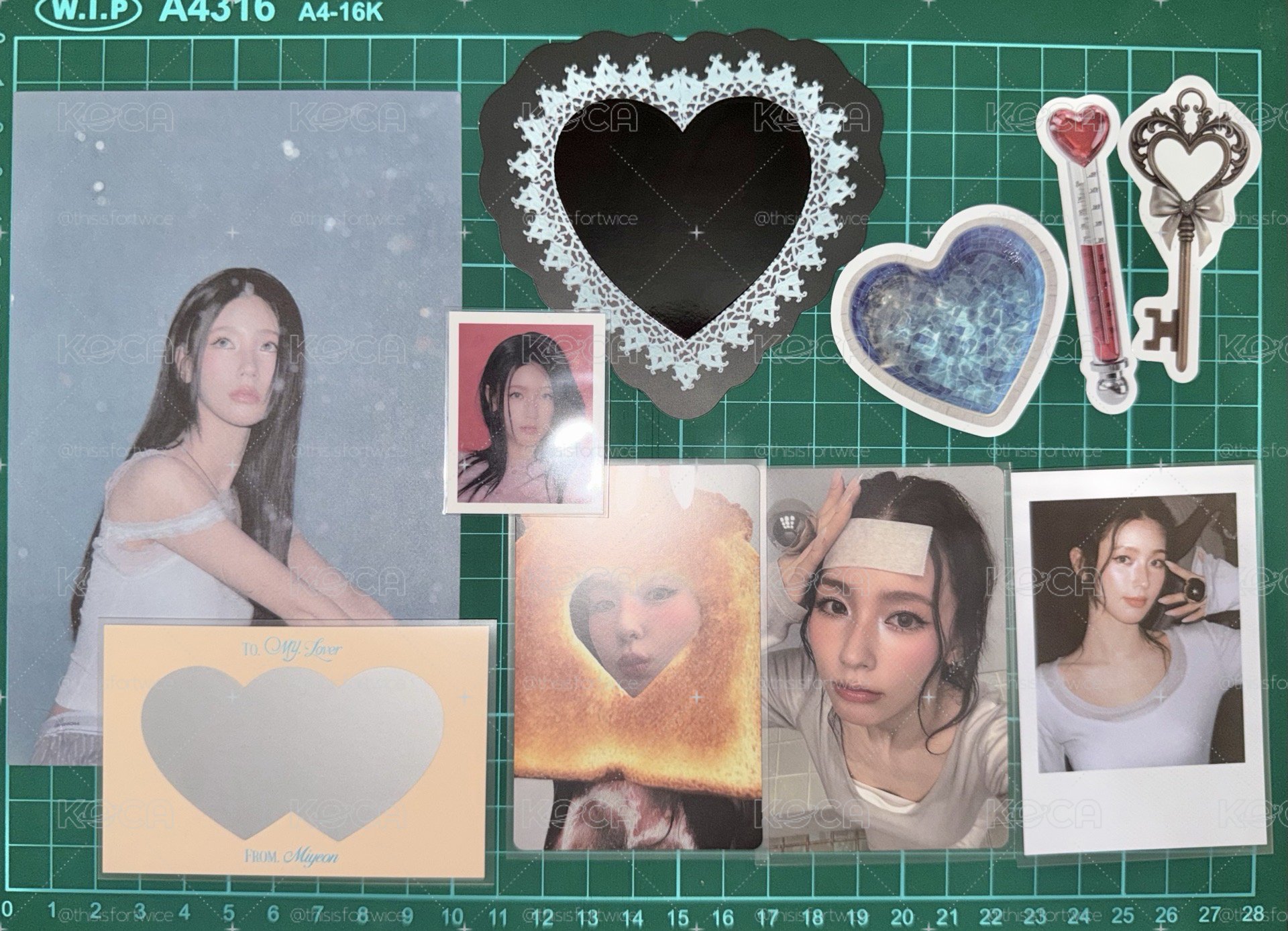 薇娟MY, Lover 專輯卡/明信片/固配盤出