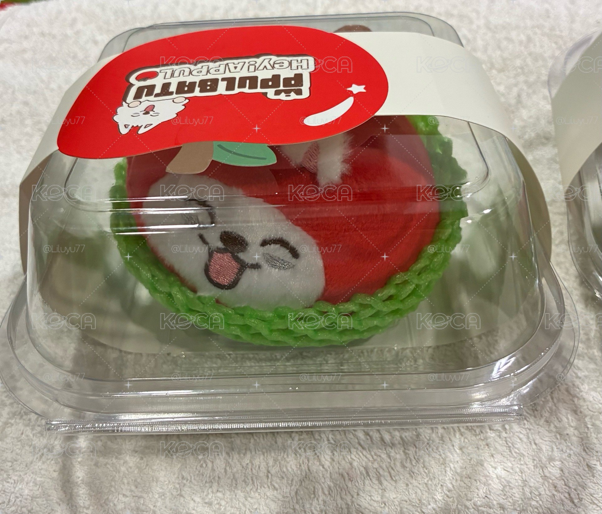 TXT PPULBATU 角巴兔蘋果娃 stress ball 黃春