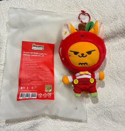 TXT PPULBATU 角巴兔蘋果娃 吊飾娃 栗嘻
