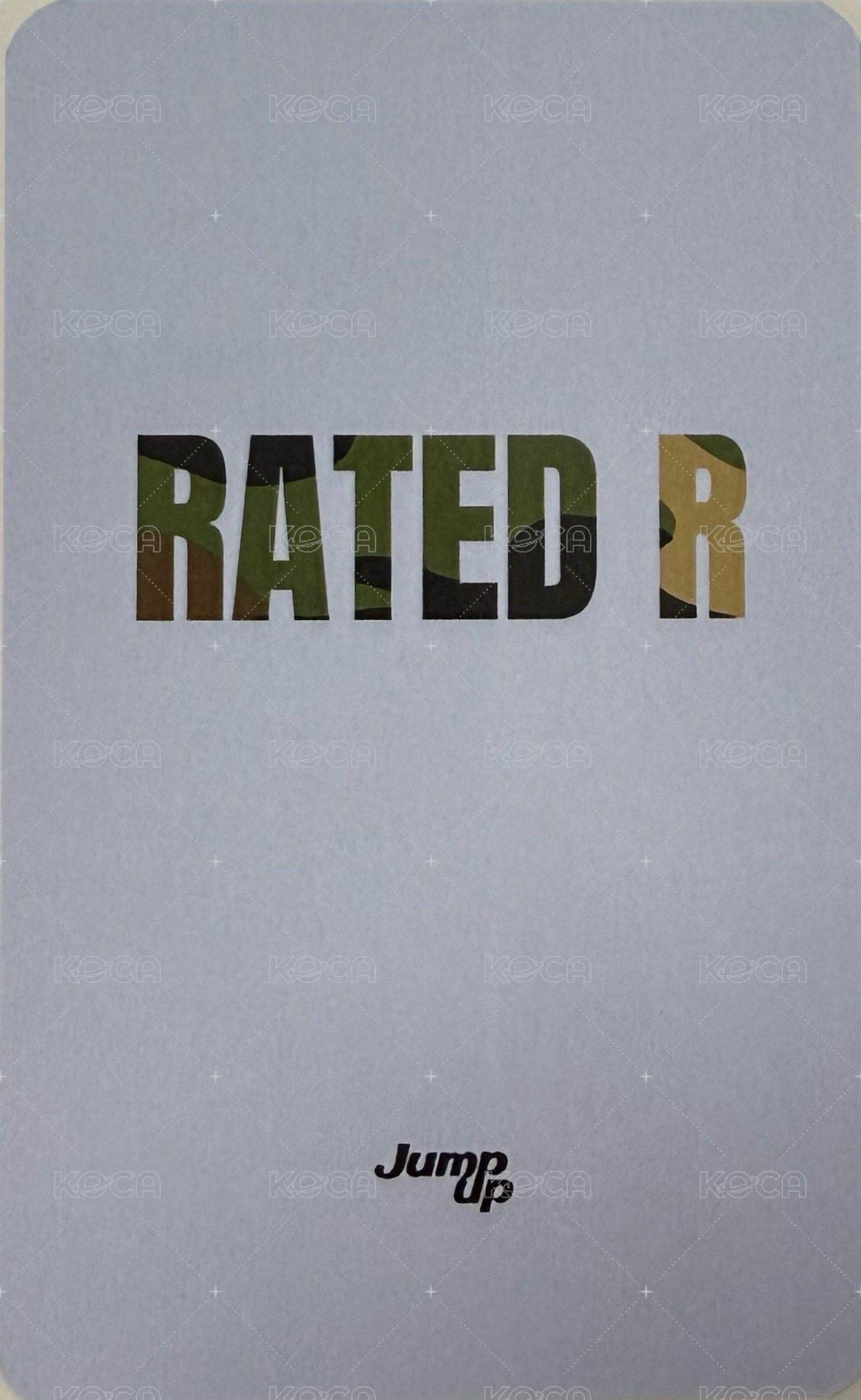 Rated R ju B 簽售卡 1.0 背面