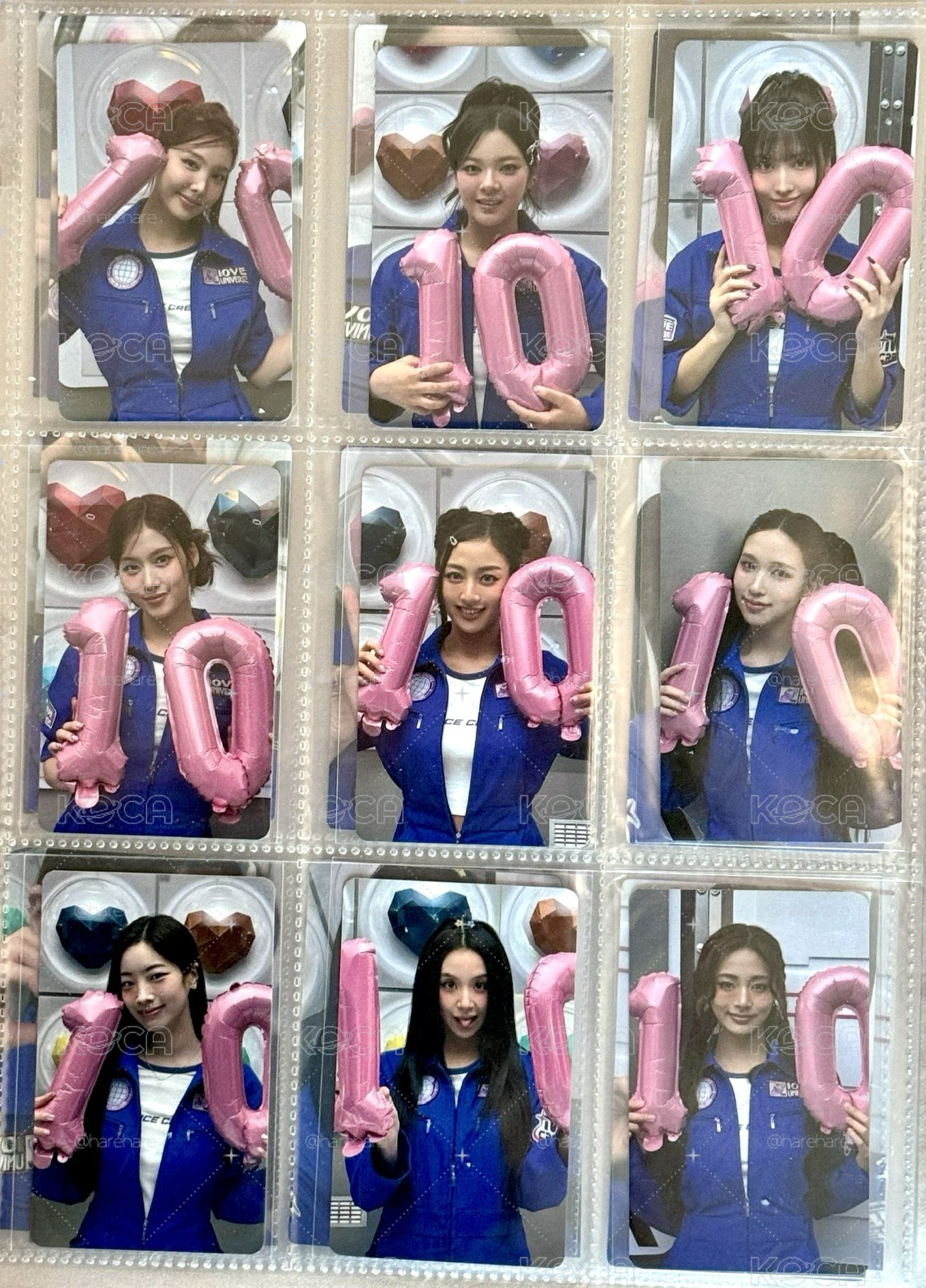 十週年 快閃店滿額卡 一套9張