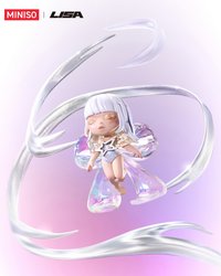 Lisa名創聯名 公仔 