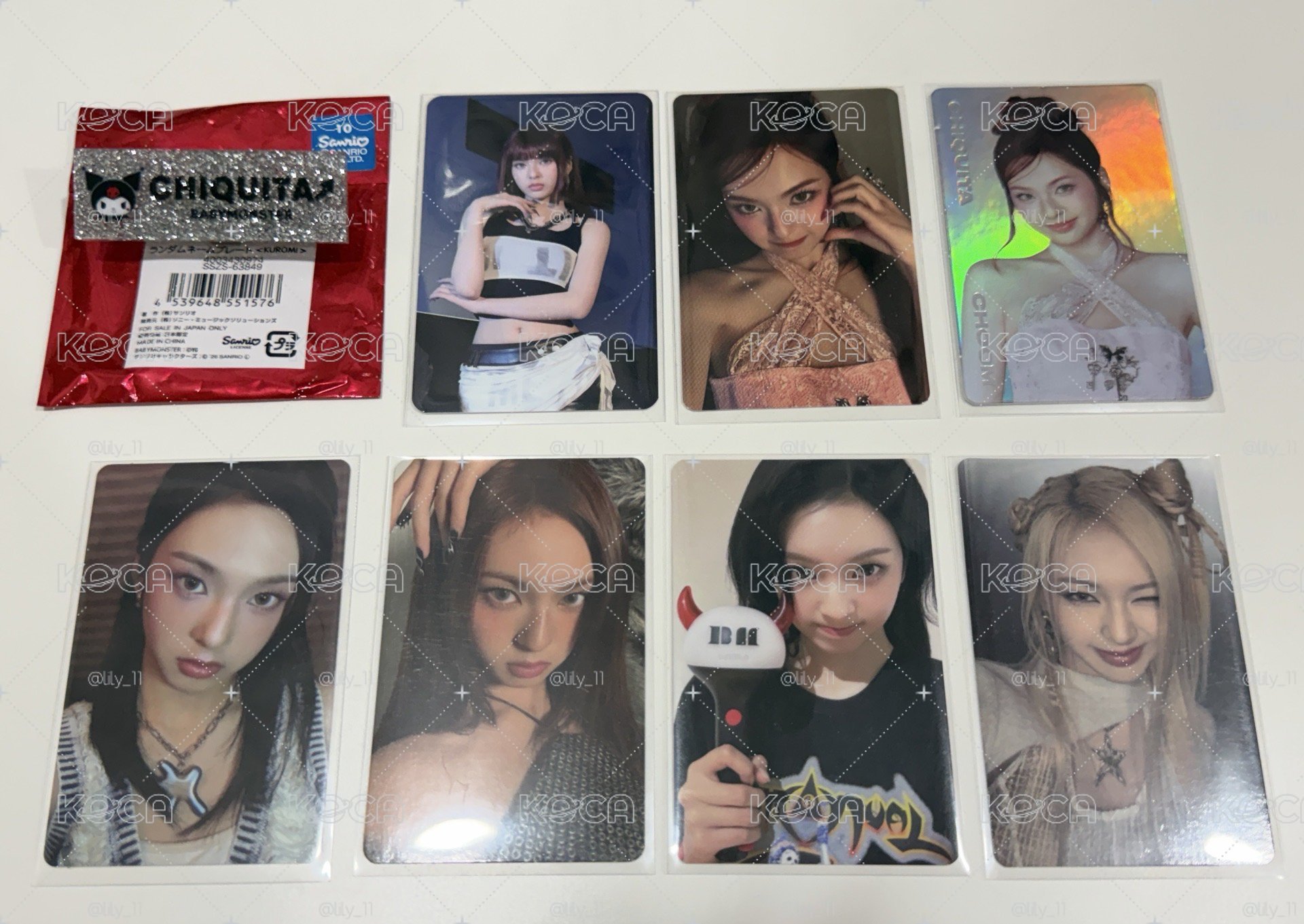 柒小盤 KUROMI姓名牌 手燈卡專輯卡隨機卡