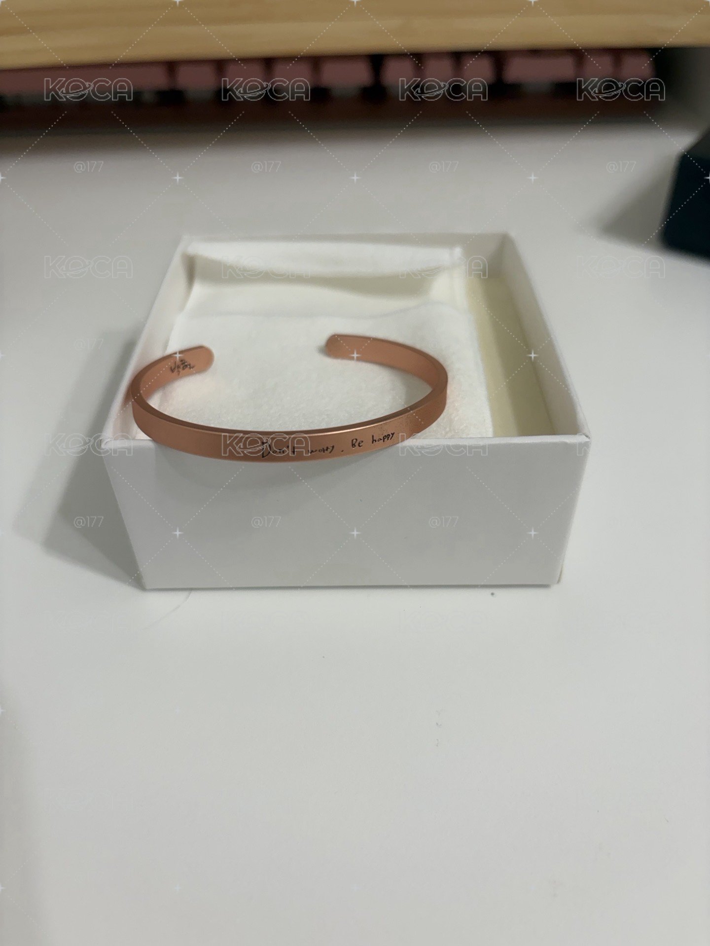 留言手環 伯賢 玫瑰金