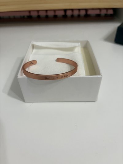 留言手環 伯賢 玫瑰金