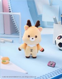 上海交通卡 x RIIZE 吊娃 毛絨交通卡（此為單娃娃的圖鑑）