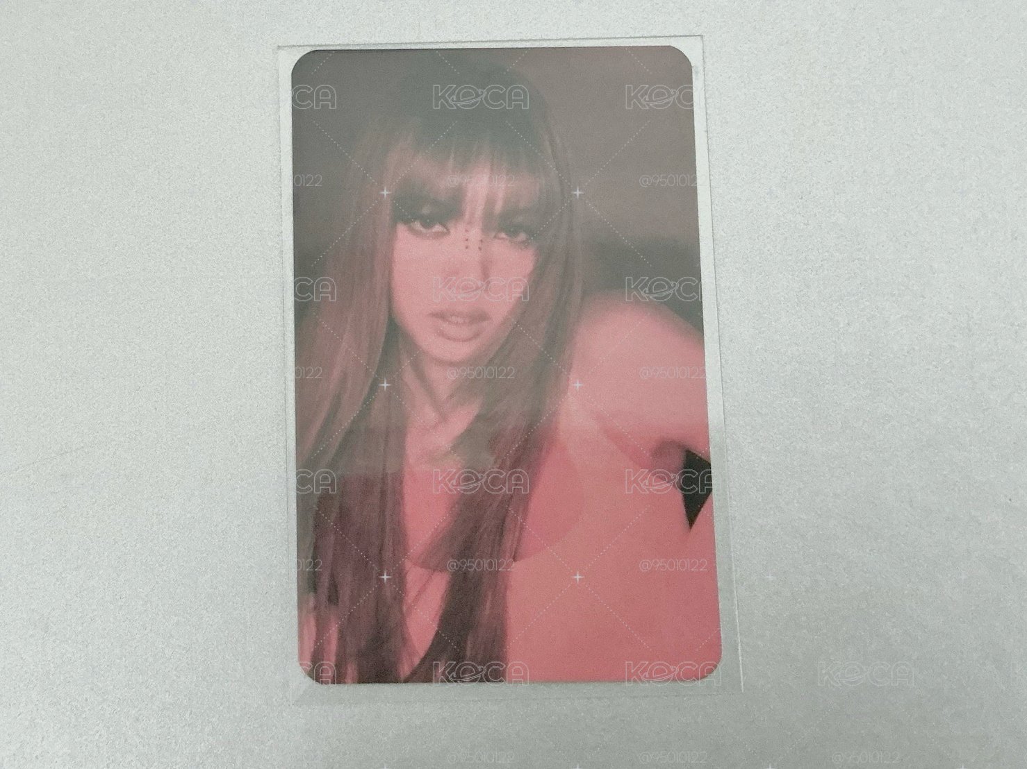  BLACKPINK Lisa個人自拍特點卡