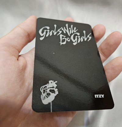 GWBG 迷十 專輯卡 電子專 A ver. 留真，背面微瑕，正面無瑕疵