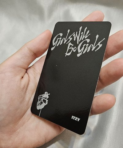 GWBG 迷十 專輯卡 電子專 A ver. 留真，背面微瑕，正面無瑕疵