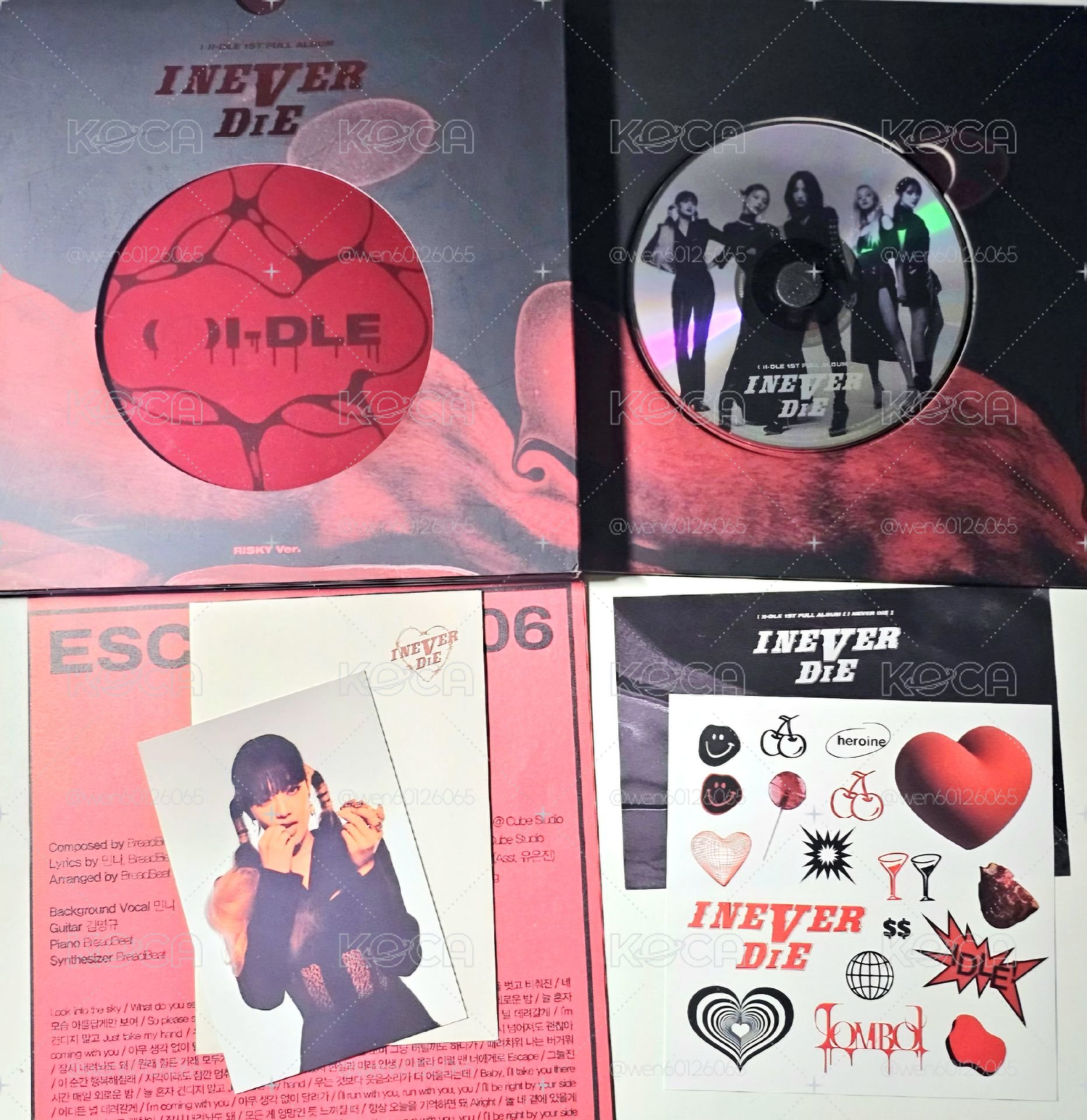 【i-dle】舊專：正規一、I burn 花版：迷五 I LOVE act.