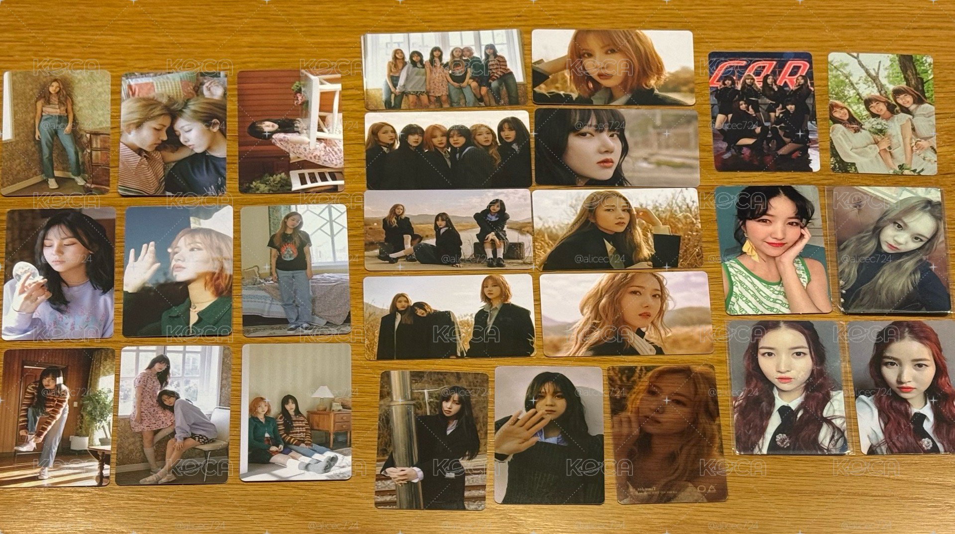 Gfriend小女友 專卡 預售禮