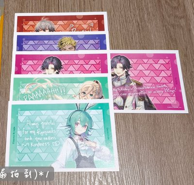 NIJISANJI EN 周年プロジェクト 相卡 一+二彈【一般/綁物賣場】 