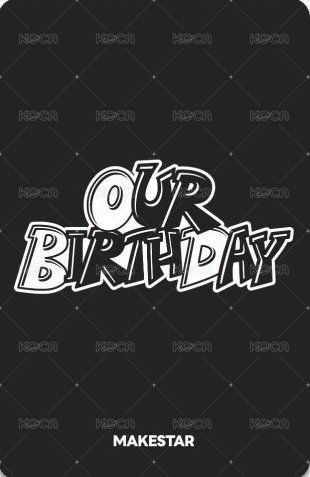 Our Birthday ms 線上2.0 簽售卡 惡魔 背面