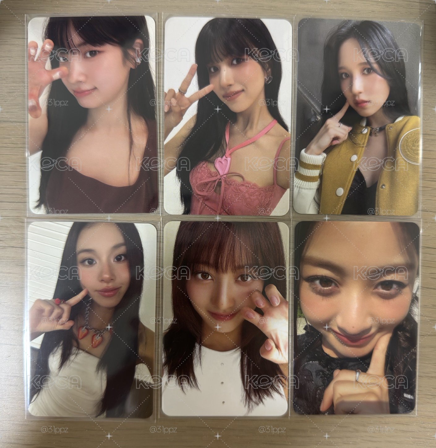 Twice小卡 六張一組