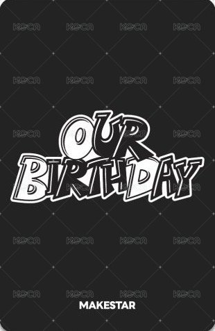 Our Birthday ms 線上2.0 簽售卡 惡魔 背面