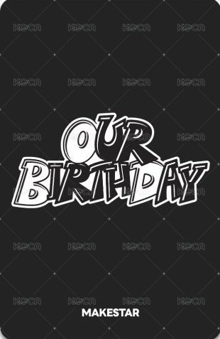 Our Birthday ms 線上2.0 簽售卡 惡魔 背面