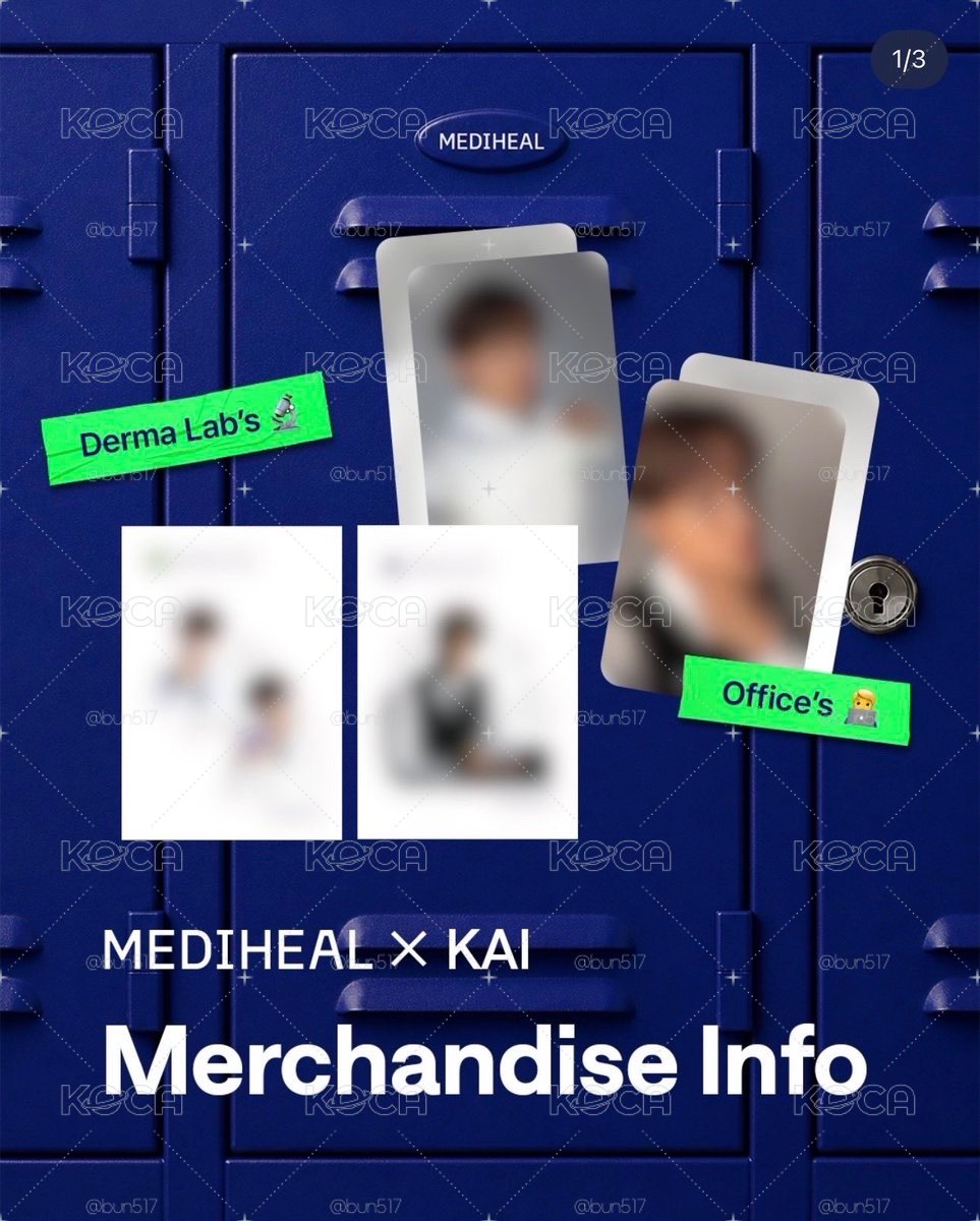 Mediheal Kai小卡貼紙組