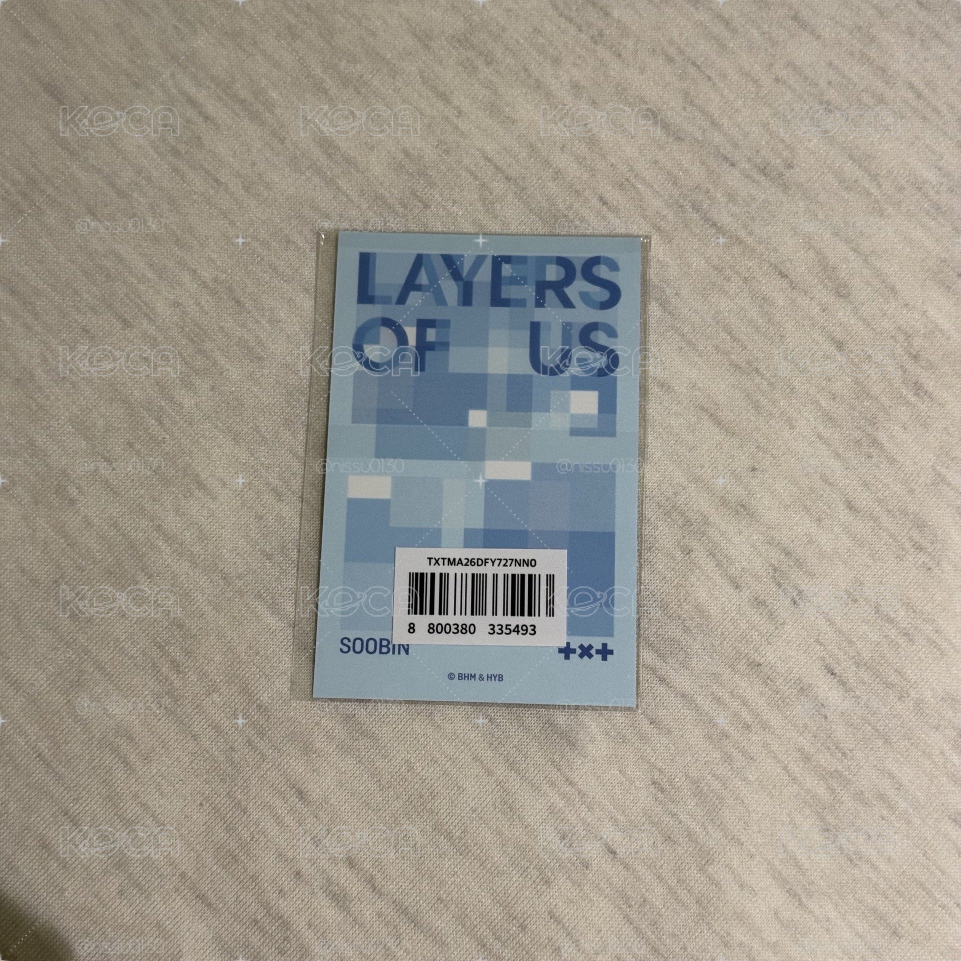 TXT Layer of us入場卡/滿額卡